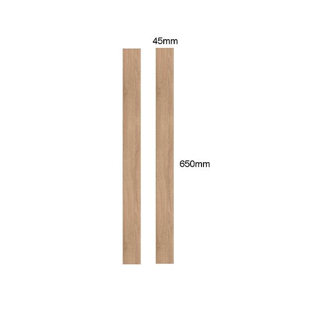 Kante mit Kleber 34038 Eiche Sonoma 650x45x0,8mm 2St.