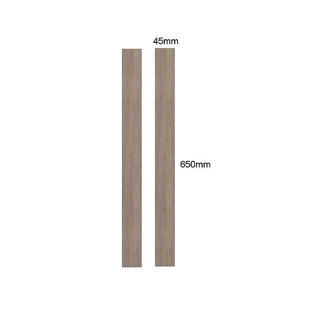 Kante mit Kleber K4324 Eiche Quarz 650x45x0,8mm 2St.