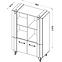 Regal Lofter 90cm Eiche Wot/Beton Mill,2