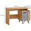 Schreibtisch Lofter 80cm Eiche Wotan/Beton Mill,2