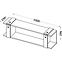 Regal Lofter 100cm Eiche Wot/Beton Mill,2