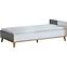 Bett Werso 100cm Eiche Riviera/Weiß Bryl/Antrac