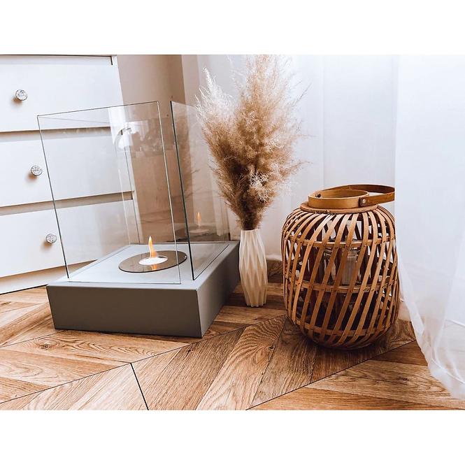 Bio Kamin Sunset Garden Grau strukturell