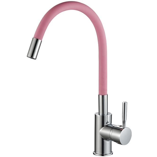 Samba flexible wasserhahn waschbecken rosa NEU