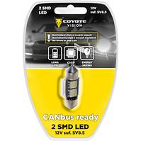 Autoglühbirne 12V Led 2 SMD SUF. SV8.5 Can-Bus Coyote