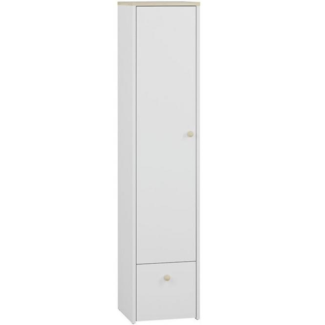 Schrank Elmo 43cm Weiß/Buche Fjord