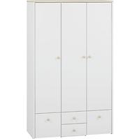 Schrank Elmo 117cm Weiß/Buche Fjord