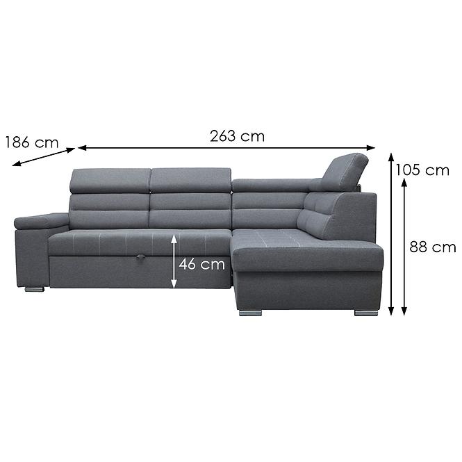 Ecksofa William P look 10 SZ