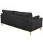 Sitzgarnitur Bellano 3/2/1 Black-Kronos 7,2