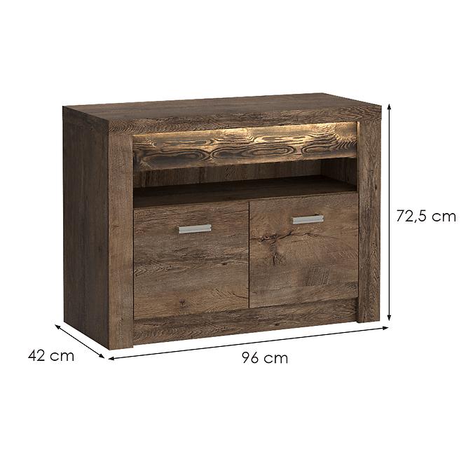Tv Tisch Indianapolis 137cm Asche
