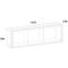 Regal Axer 120cm Kastanie Nairobi/Onyx,3