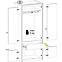 Schrank Axer 87cm Kastanie Nairobi/Onyx,5