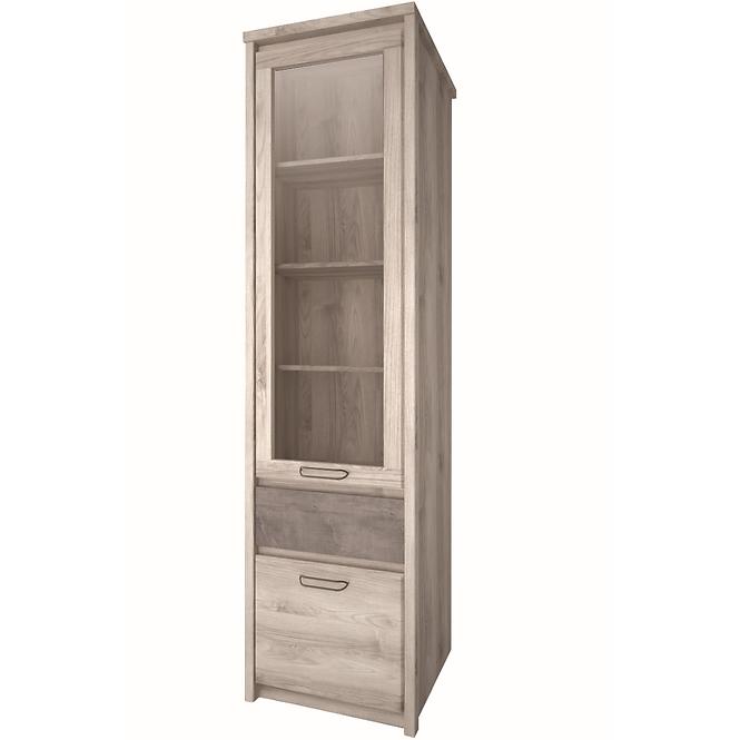 Vitrine Axer 57cm Kastanie Nairobi/Onyx
