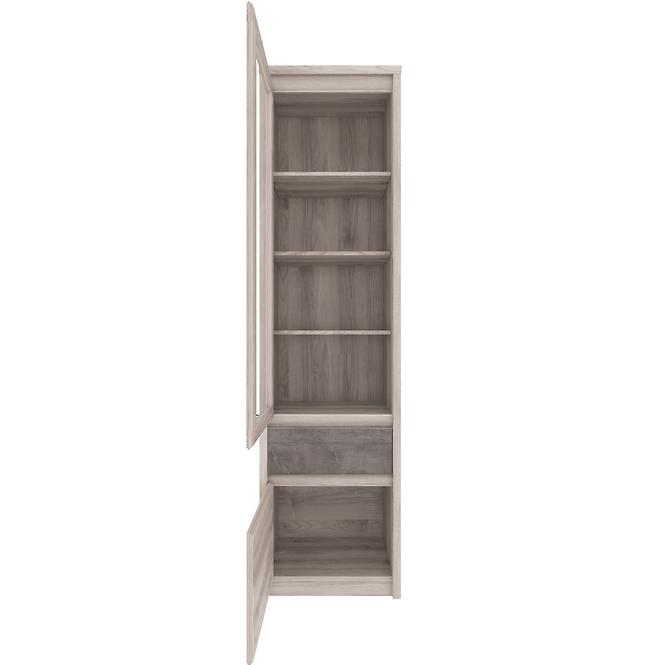 Vitrine Axer 57cm Kastanie Nairobi/Onyx