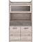 Vitrine Axer 97cm Kastanie Nairobi/Onyx
