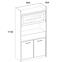 Vitrine Axer 97cm Kastanie Nairobi/Onyx,4