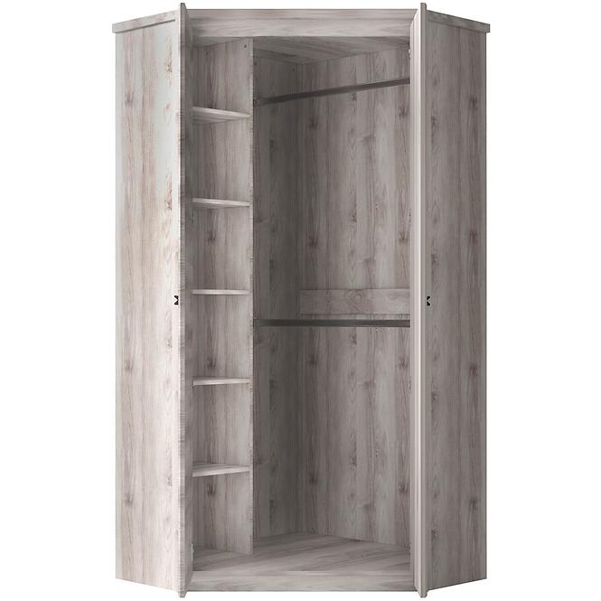 Schrank Axer 102cm  Kastanie Nairobi/Onyx