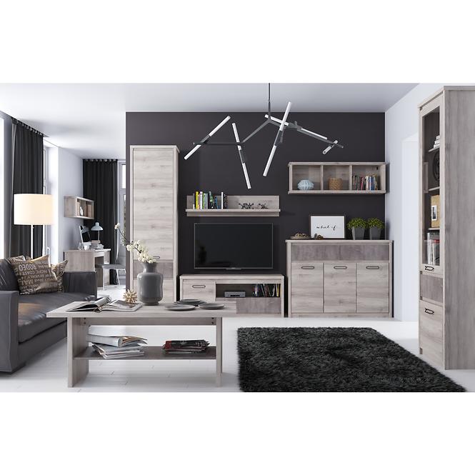 Schrank Axer 102cm  Kastanie Nairobi/Onyx