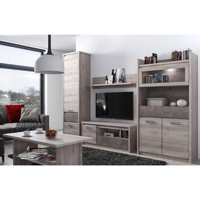 Schrank Axer 102cm  Kastanie Nairobi/Onyx