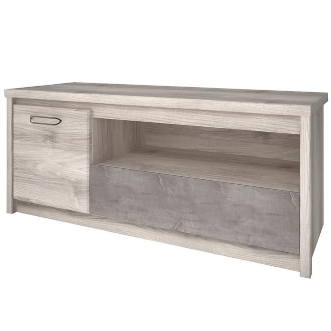Tv Tisch Axer 130cm Kastanie Nairobi/Onyx