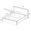 Bett Axer 160cm Kastanie Nairobi/Onyx,5