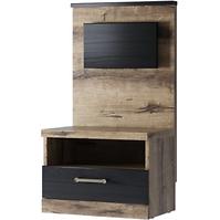 Nachttisch Jagger 50cm Eiche Monastery/Schwarz