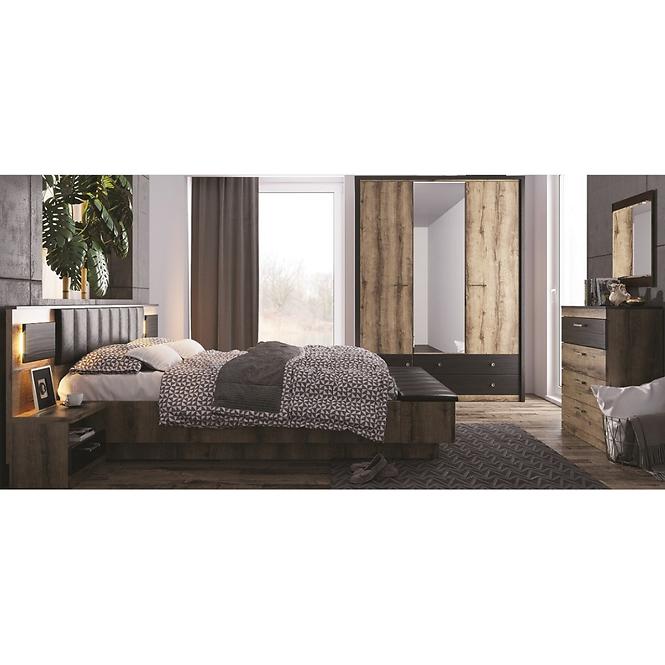 Tv Tisch Jagger 150cm Eiche Monastery/Schwarz
