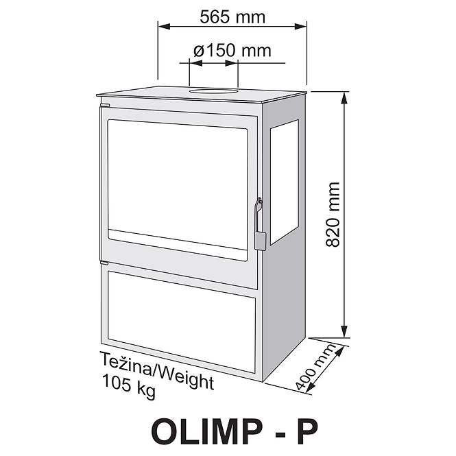 Kaminofen Olimp Panadera 10 kW