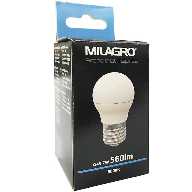 Glühbirne LED GLOB 7W E27 6000K 399 MILAGRO
