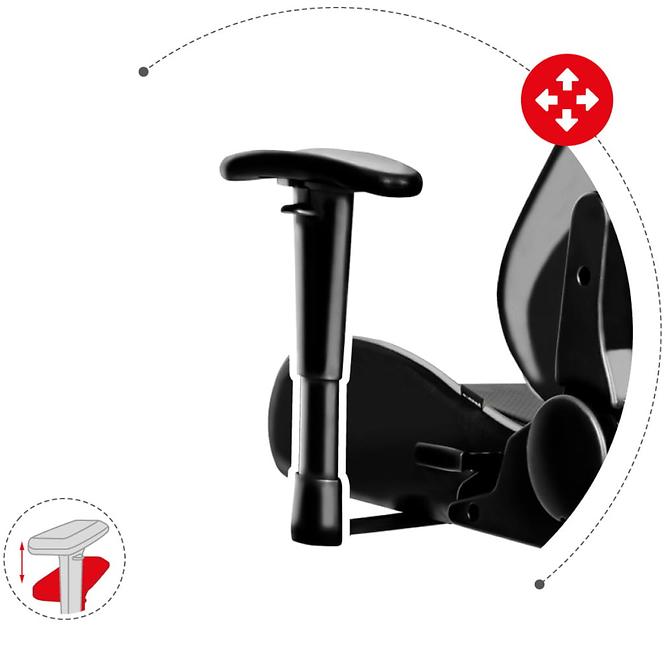 Spielerstuhl Hz-Force 6.0 Grau