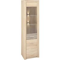 Vitrine Castel 55cm Eiche Sonoma/ Sonoma Trüffel
