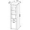 Vitrine Castel 55cm Eiche Sonoma/ Sonoma Trüffel,2