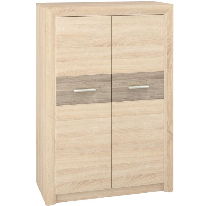 Kommode Castel 92cm Eiche Sonoma/ Sonoma Trüffel