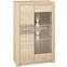 Vitrine Castel 85cm Eiche Sonoma/ Sonoma Trüffel