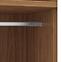 Schrank Dallas 92cm Walnuss / Weiß Glänzend/ Weiß,6