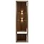 Vitrine Dallas 60cm Walnuss / Weiß Glänzend/ Weiß,5