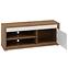 Tv Tisch Dallas 138cm Walnuss / Weiß Glänzend/ Weiß,4