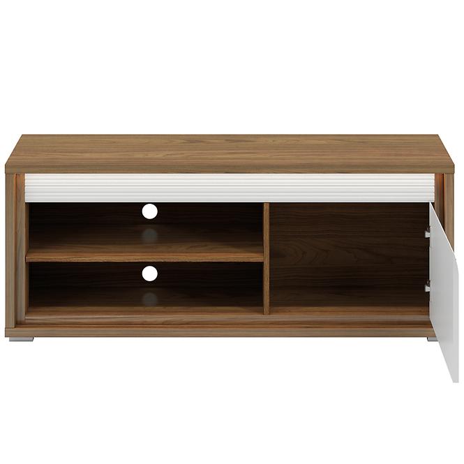 Tv Tisch Dallas 138cm Walnuss / Weiß Glänzend/ Weiß,5