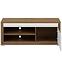 Tv Tisch Dallas 138cm Walnuss / Weiß Glänzend/ Weiß,5