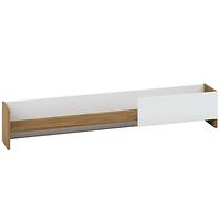 Regal Dallas 138cm Walnuss / Weiß Glänzend/ Walnuss