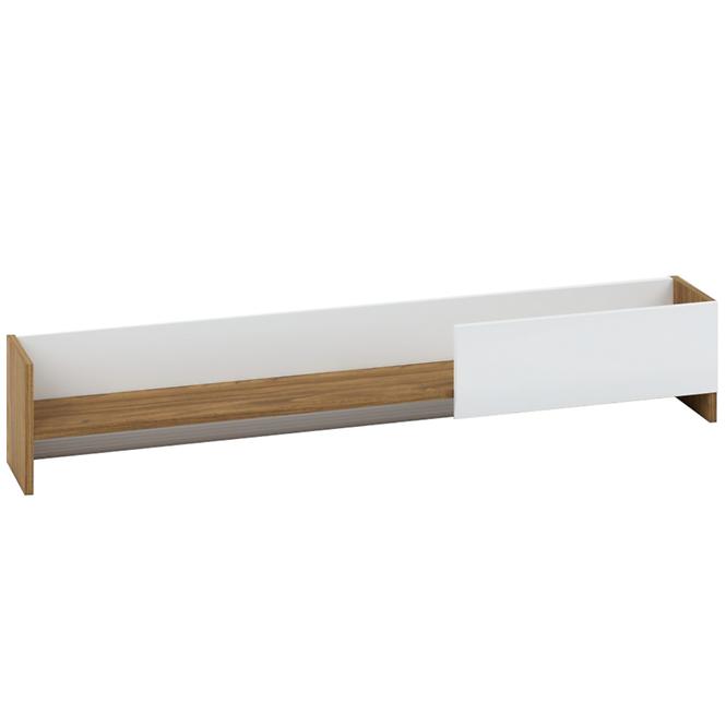 Regal Dallas 138cm Walnuss / Weiß Glänzend/ Walnuss