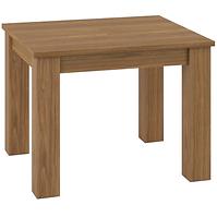 Tisch Dallas 101x89+80 Walnuss / Weiß Glänzend/ Walnuss