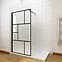Mauer WALK-IN NOTTE 100X195 schwarz,3
