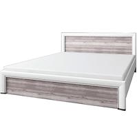 Bett Olivia 160cm Creme / Eiche Ancona