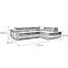 Ecksofa Lido rechte Alfa 19 + Alfa 17,2
