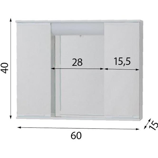 Badezimmerschrank E-60/40