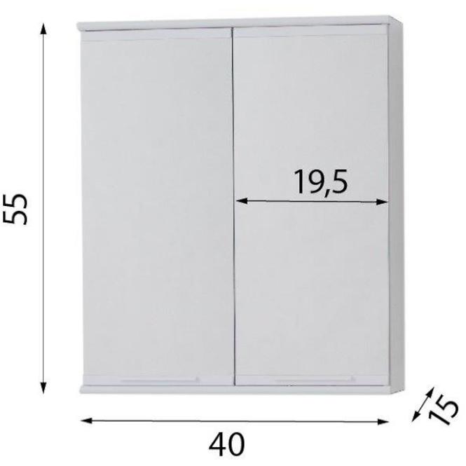 Badezimmerschrank d doppelt 40/55