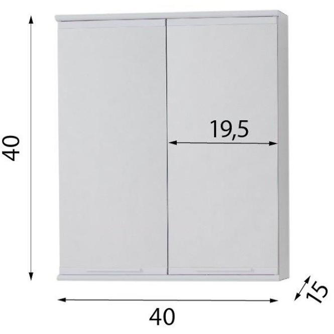 Badezimmerschrank d 40/40 doppelt