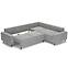 Ecksofa Havana P Monolith 85 silber,4