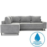 Ecksofa Havana L Monolith 85 silber